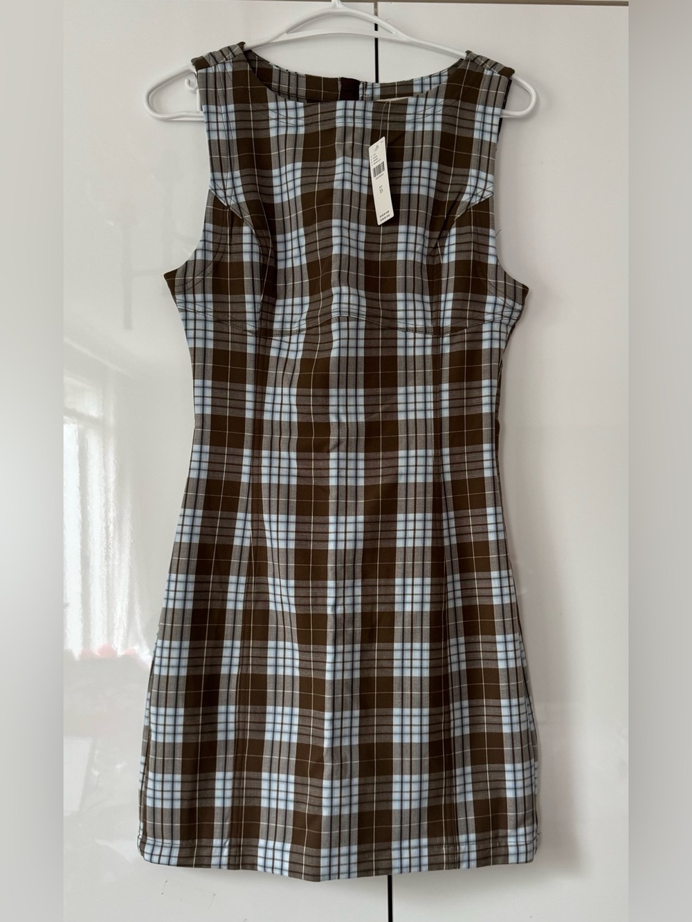 NWT Size XS - Percie Plaid Mini Dress by Pilcro (US$ 148) - Picture 7 of 15